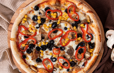 Pollo Al Funghi Pizza